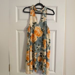Lulus summer rose shift dress